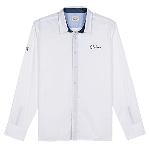 OxbOw P0caviro Koszula męska, biały, L