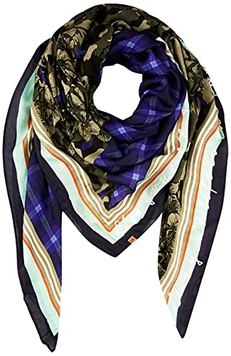 Camel Active Womenswear Szalik damski, kobaltowy, jeden rozmiar