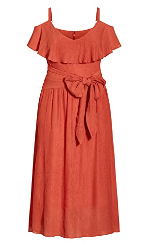 CITY CHIC Sukienka plus size, romantyczny krawat, w KOI, rozmiar, 24, Koi, 50-Plus