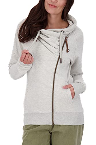 Alife and Kickin LimaAK A damska bluza dresowa, bluza na czas wolny, bluza z zamkiem błyskawicznym, XS-XXL, cloudy melanż, S, cloudy melange