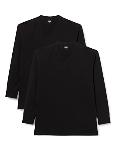 Urban Classics T-shirt męski, czarny + czarny, 3XL