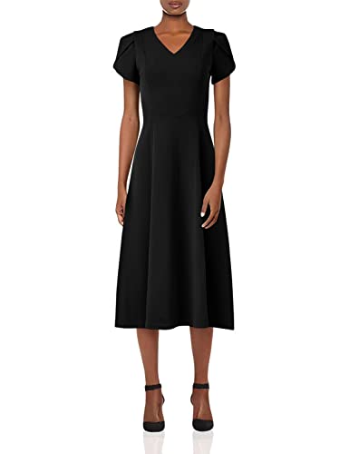 Calvin Klein Damska tulipanowa sukienka o linii A, midi