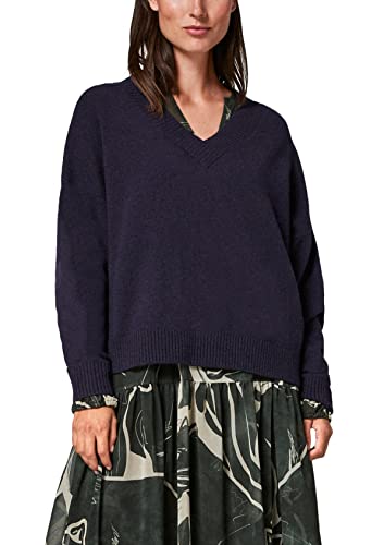 comma Sweter damski z długim rękawem, 5976 Navy, L