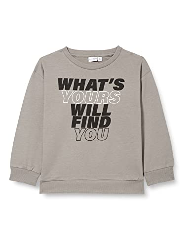 Bestseller A/S Chłopięca bluza Nkmvildar Ls Sweat Box Bru Nn, Cicha burza, 122-128
