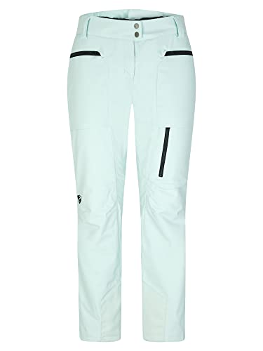 Ziener Damskie spodnie narciarskie Tippa / spodnie snowboardowe | oddychające, wodoszczelne, bez PFC, Ice stru, 40