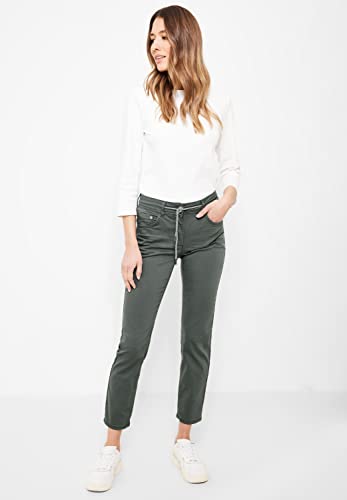 Cecil damskie spodnie materiałowe slim, Easy Khaki