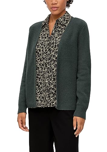 s.Oliver Sales GmbH & Co. KG/s.Oliver Damska kurtka z dzianiny z długim rękawem, zielony, 42