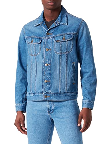 Lee Kurtka męska Rider Jacket, Blue Bird Mid Worn, S