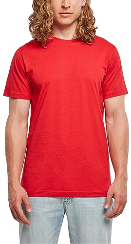 Build Your Brand Męski T-shirt Basic okrągły dekolt T-Shirt cityred M, Cityred, M
