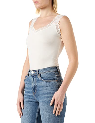 VERO MODA Women's VMLUNA SS TOP NOOS T-Shirt, China Blue, M, niebieski (China Blue), M