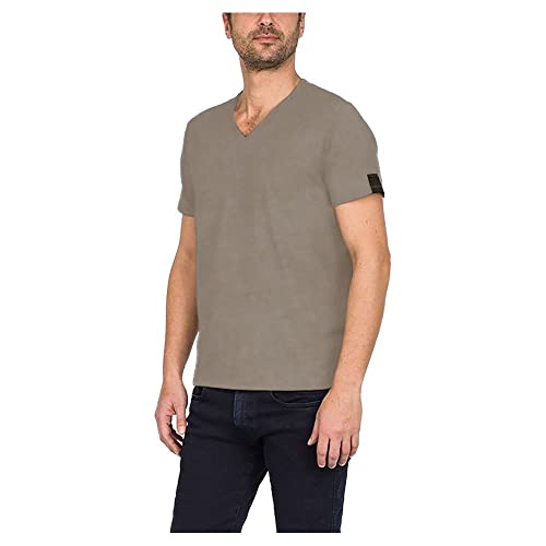 Replay Męski T-shirt M3591, 104 ciepły szary, XS, 104 Warm Grey, XS
