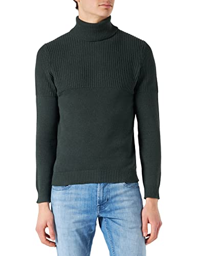 ONLY & SONS ONSAL Life REG 7 ROLL Knit BF sweter męski, głęboki las, S, Deep Forest, S