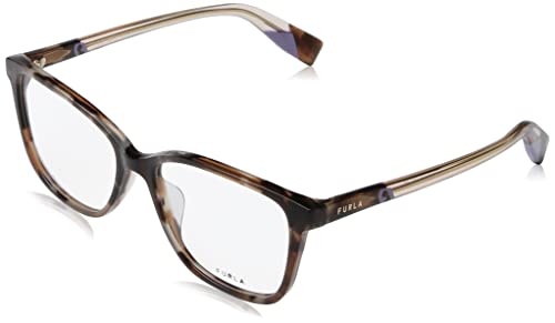 Furla Damskie okulary przeciwsłoneczne Vfu579V, Shiny Brown Havana, 52, Shiny Brown Havana