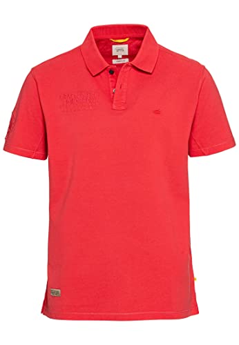 camel active Męski t-shirt 409960/1P28, Berry Red, M, czerwony (berry red), M