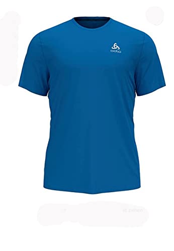 Odlo Męski T-shirt Essential Flyer z okrągłym dekoltem, kolor indygo