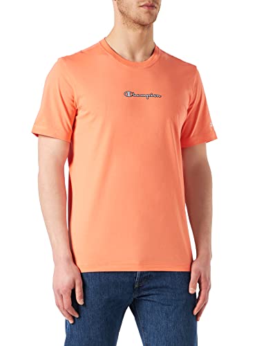 Champion Koszulka męska Soft Fluo S/S, Łosoś, L