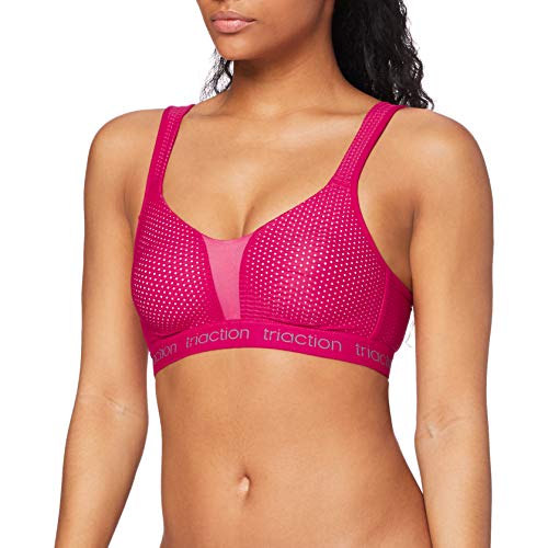 Triumph Triaction Energy Lite sportowy biustonosz bez fiszbin, czereśniowy, 95C