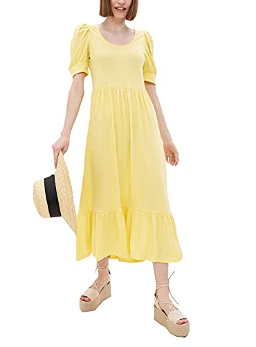 ONLY Onlmay Life S/S Puff Dress JRS sukienka damska, Sunshine, S