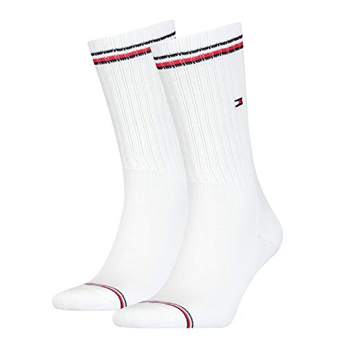 Tommy Hilfiger Skarpety dziecięce unisex (2 sztuki), biały, 43-45 EU