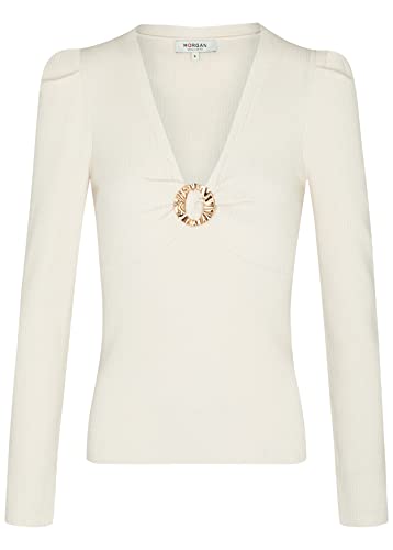 Morgan Sweter damski, kość słoniowa, M