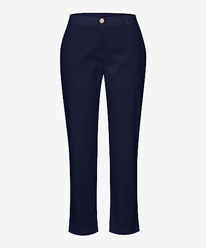 BRAX Damskie spodnie Style Mel S ultralekkie bawełniane spodnie, indygo, 46 l, indygo, 36W / 34L