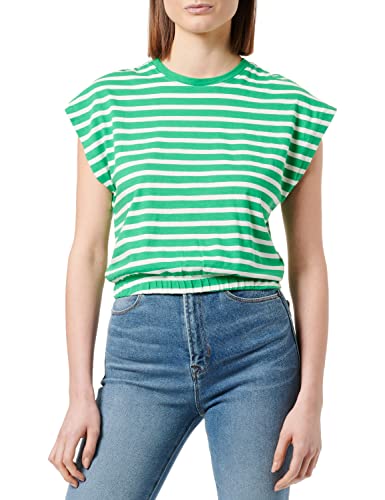 ONLY Kobiety ONLMAY S/S Cropped Box JRS Top, Kelly Green, L, zielony (Kelly Green), L