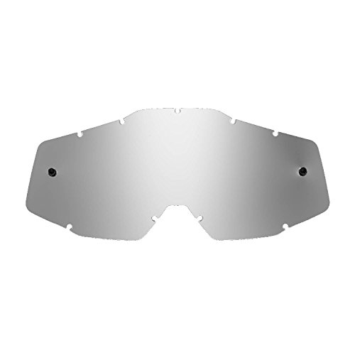 SeeCle SE-41S207-HZ srebrne lustrzane soczewki zastępcze do okularów kompatybilne w 100% rakiety wyścigowej/Strata/Accuri/Mercury mask