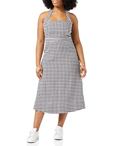 Joe Browns Damska sukienka w kratkę, na co dzień, czarna, 14