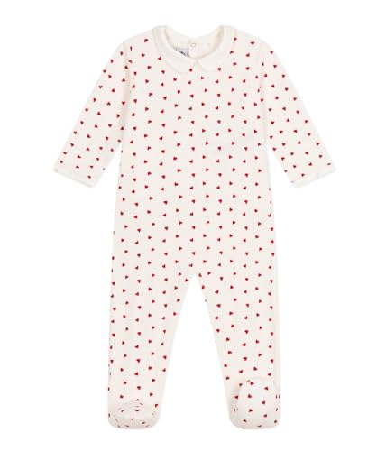 Petit Bateau Niemowlęta dziewczynka sen GUT PONT DOS MAR/TE3M, Marshmallow/terkuit, 18 Miesiące