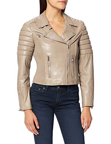 Freaky Nation Cool Biker-Fn damska kurtka skórzana, Soil, L