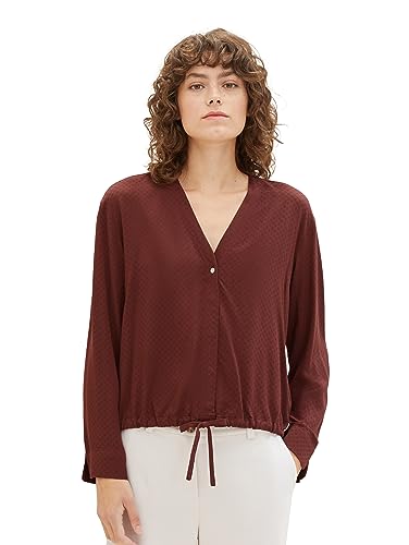 TOM TAILOR Bluzka damska, 30337 - Raisin, 36