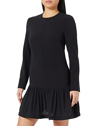 Sisley Damska sukienka 4BFQLV029, czarna, 40 (DE)