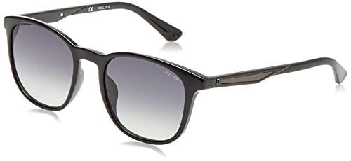 Police Unisex SPLF18 okulary przeciwsłoneczne, czarne, 53, czarny, 53