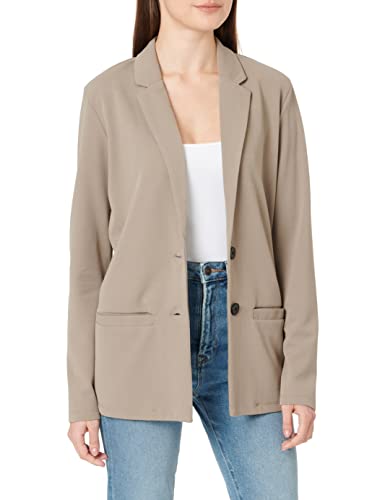 JACQUELINE de YONG longline blezer damski, kolor drewna dryfuj?cego, L