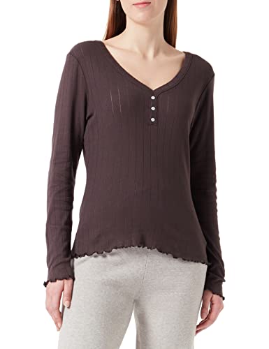 ICHI Damska koszulka IHGIA LS 190915/Coffee Bean, XS
