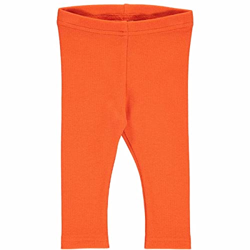 Fred's World by Green Cotton alfa rib legginsy niemowlęce, mandarynka, 92 cm