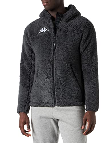 Kappa Męska kurtka 6hundred 635s, czarna, jasnoczarna, XL, Czarne światło - czarne, XL