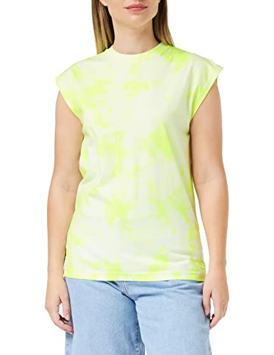 Replay Koszulka damska, 20 biały/fluo żółty, S