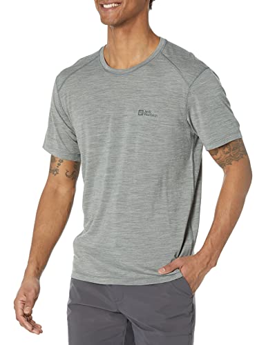 Jack Wolfskin Męska koszula z możliwością czesania S/S M, Gecko Green, M