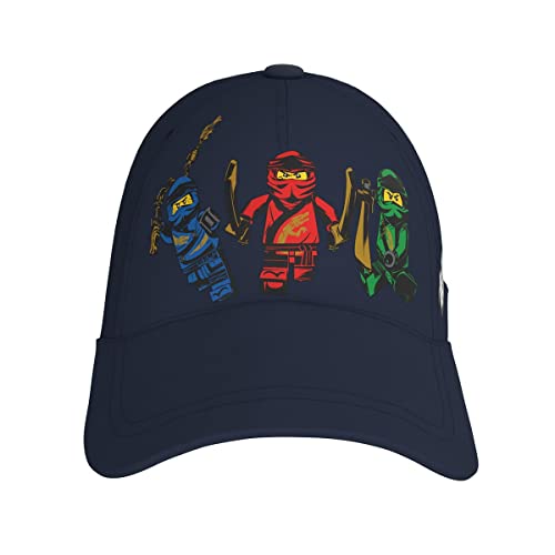 LEGO Chłopięca czapka Ninjago Jungen LWAorai 102 baseball, 590 ciemnoniebieska, 50/52