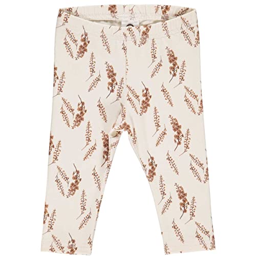Müsli by Green Cotton Dziewczęce legginsy Lupin, Buttercream, 68 cm
