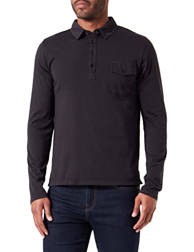 Replay Męska koszula polo M6453, 098 czarna, 3XL, 098 BLACK, 3XL