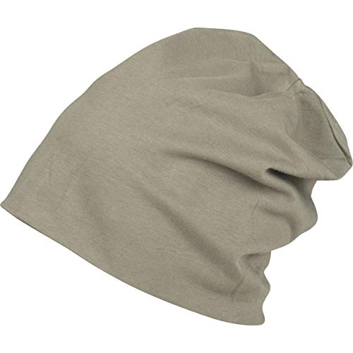 Build Your Brand Jersey Beanie Czapka z daszkiem, oliwka, rozmiar Unisex-Dorosły, oliwek, rozmiar uniwersalny