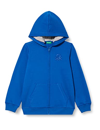 United Colors of Benetton Chłopięca bluza z kapturem z długim rękawem, Blueta 07v, 170