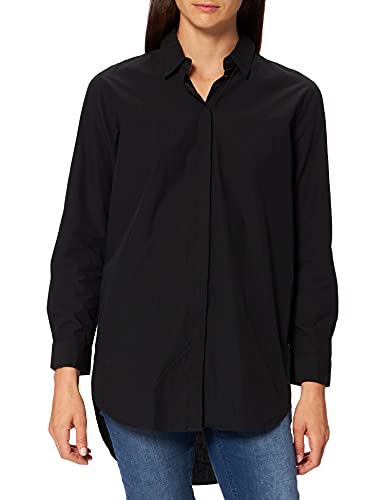 ESPRIT Bluzka koszulowa oversize, 001/Black, 38