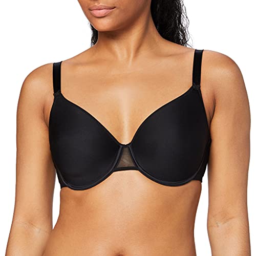 Passionata Miss Joy, zakrywający biustonosz dystansowy, bielizna damska, czarny, 75D