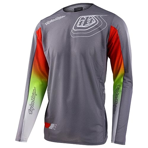 Troy Lee Designs Maglia Motocross Mężczyźni, Argento/Fuoco, L