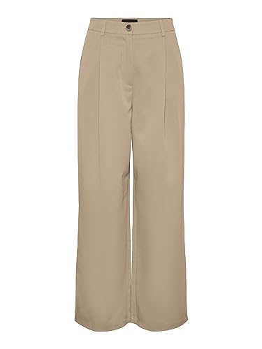 PIECES Spodnie damskie PCTHELMA, Irish Cream, XS