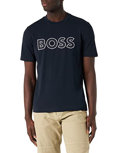 BOSS Telogox Koszulka męska, Dark Blue404, M