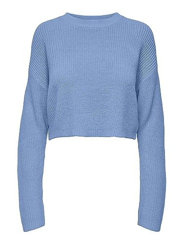 ONLY Damski sweter Onlmalavi L/S Cropped KNT z dzianiny, Grapemist, L